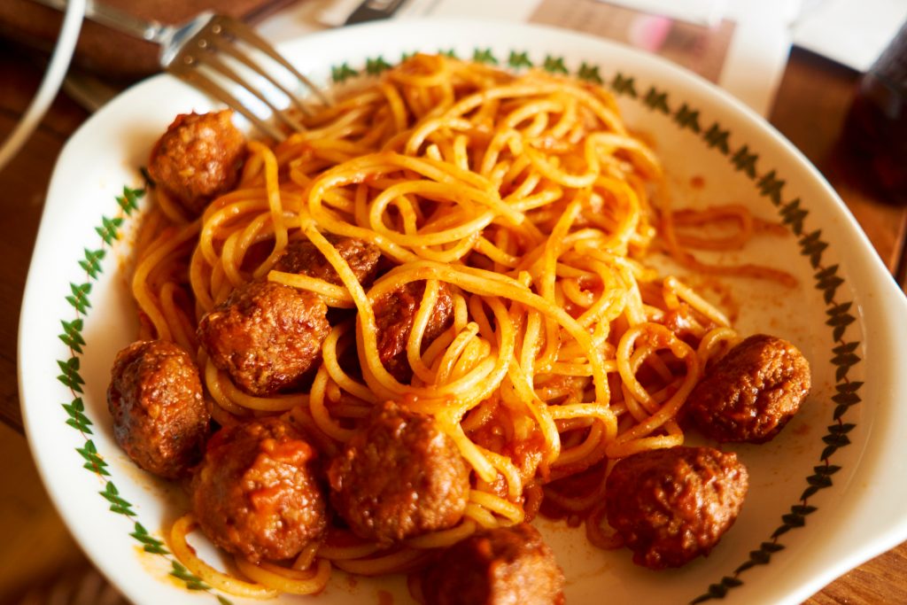 spaghetti meatballs