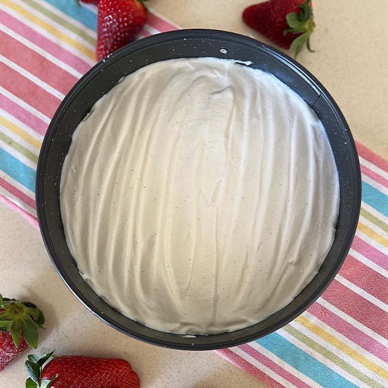 Cheesecake alle fragole step 5