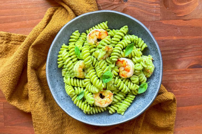 Pasta zucchine e gamberetti