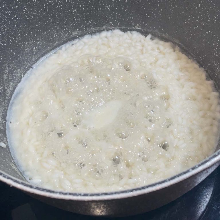 Risotto agli asparagi step 3