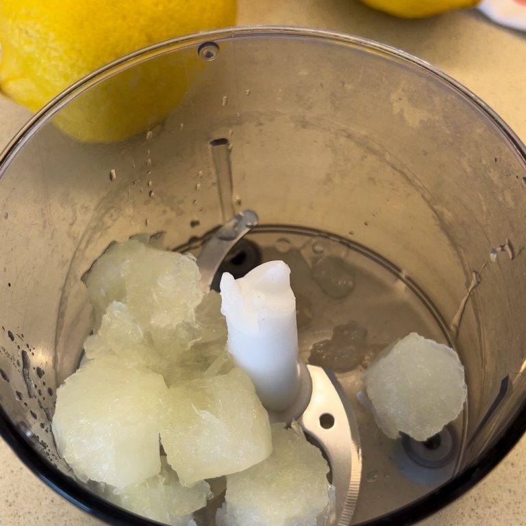 Granita al limone step 5