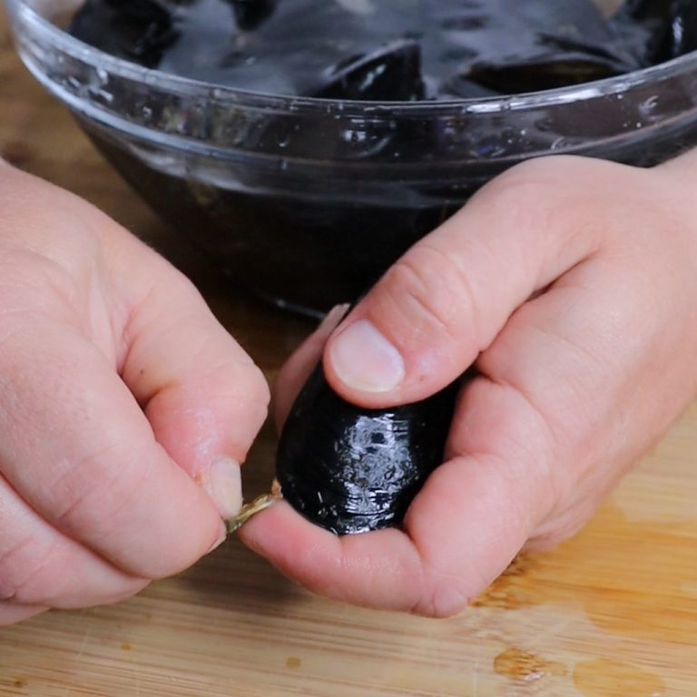 Spaghetti con le cozze step 1