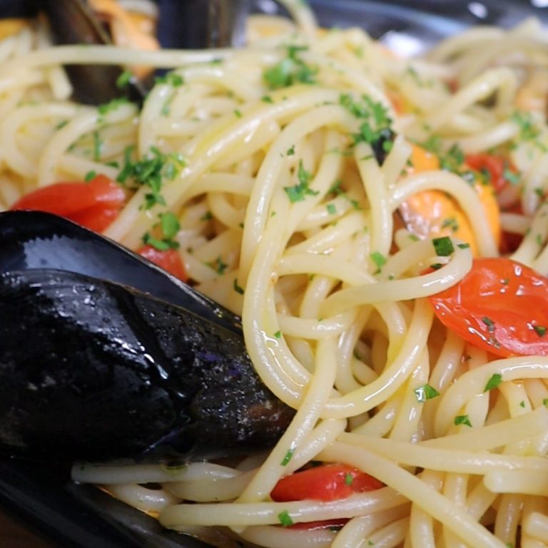 Spaghetti con le cozze step 6