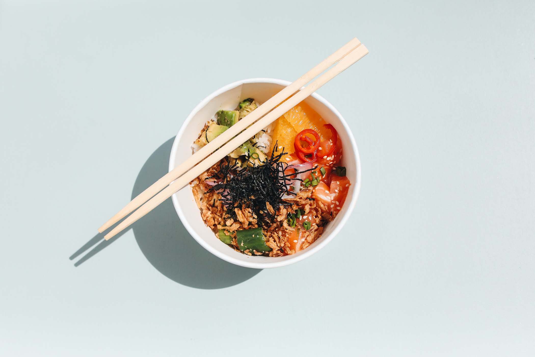 Com’è green lo spuntino, la ricetta dell’orange poke