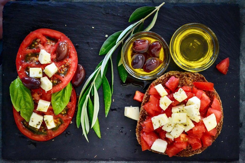 pomodoro, caprese, dieta mediterranea