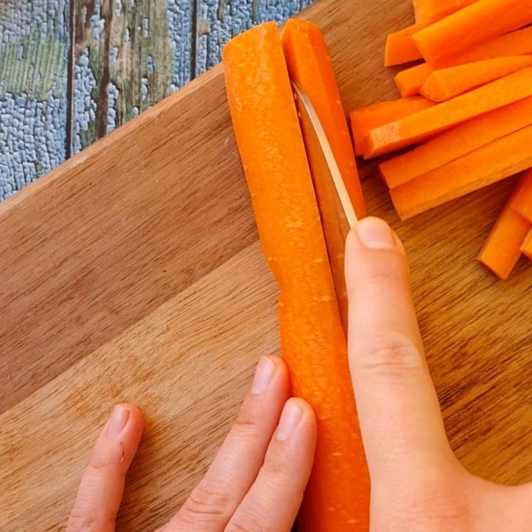 stick di carote step 1
