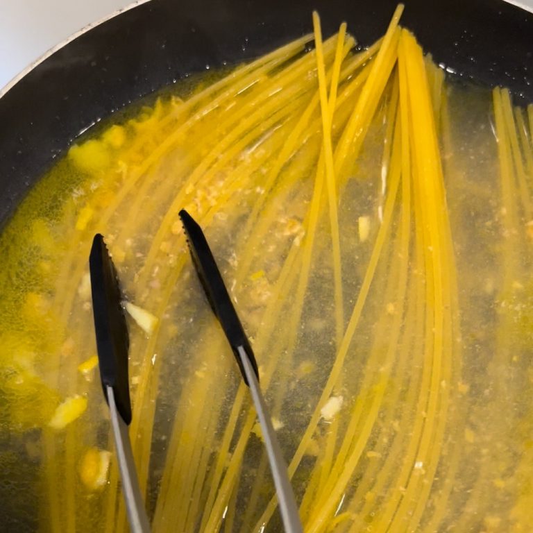 Spaghetti al limone step 3