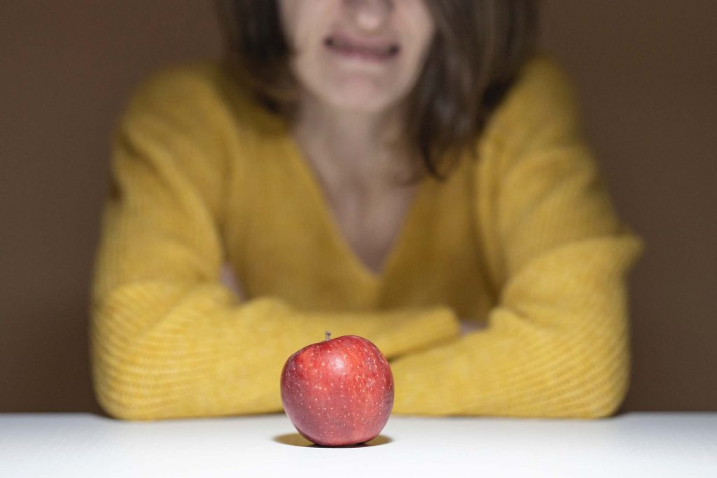 dieta, mela, dolore, mal di stomaco