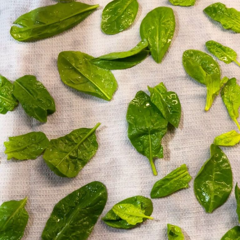 Insalata di spinaci step 1