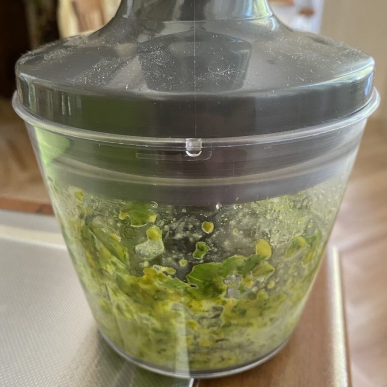 pesto di pistacchi step 2