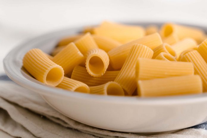 Rigatoni, pasta, piatto