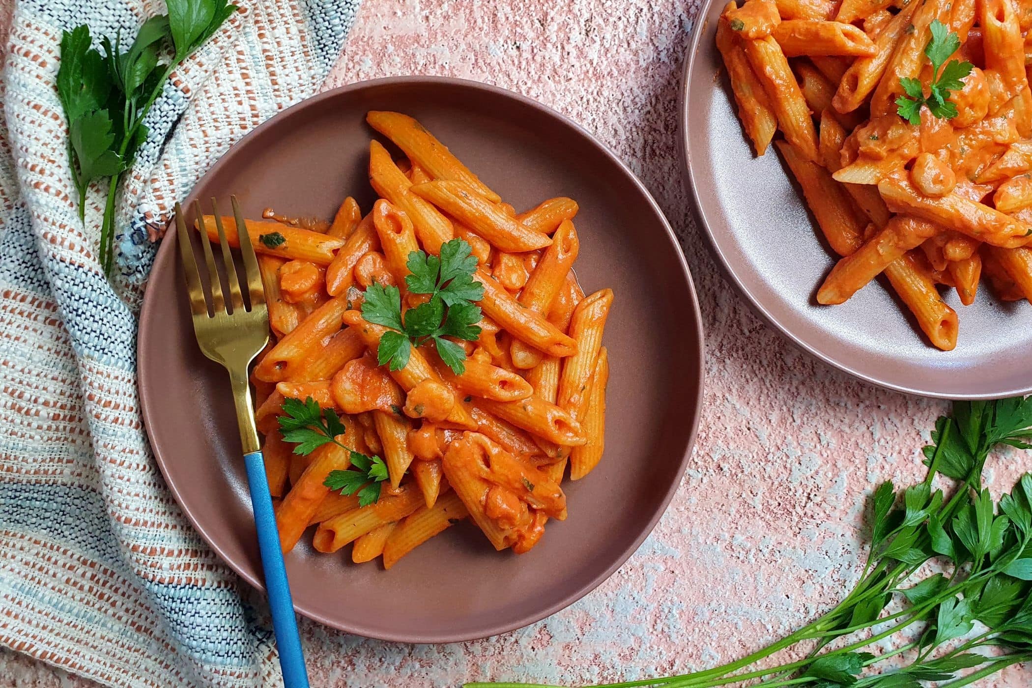 Penne alla vodka, la ricetta con gamberetti MoltoFood