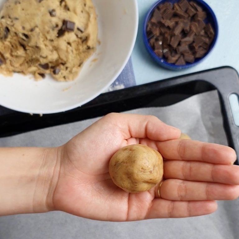 cookies al cioccolato step 4