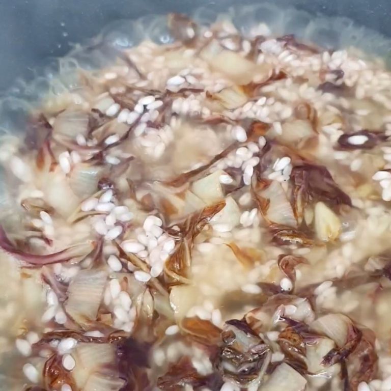 risotto al radicchio step 5