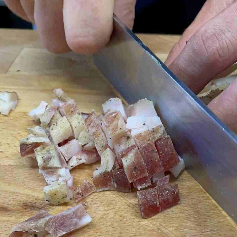 pasta alla gricia step 1