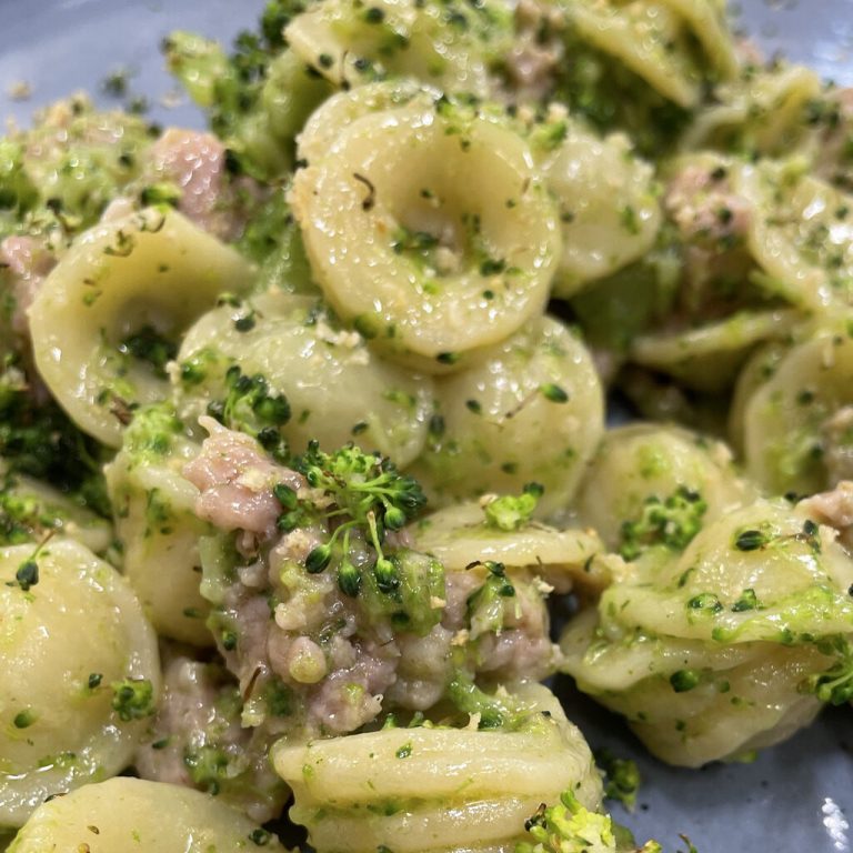 pasta broccoli e salsiccia step 6