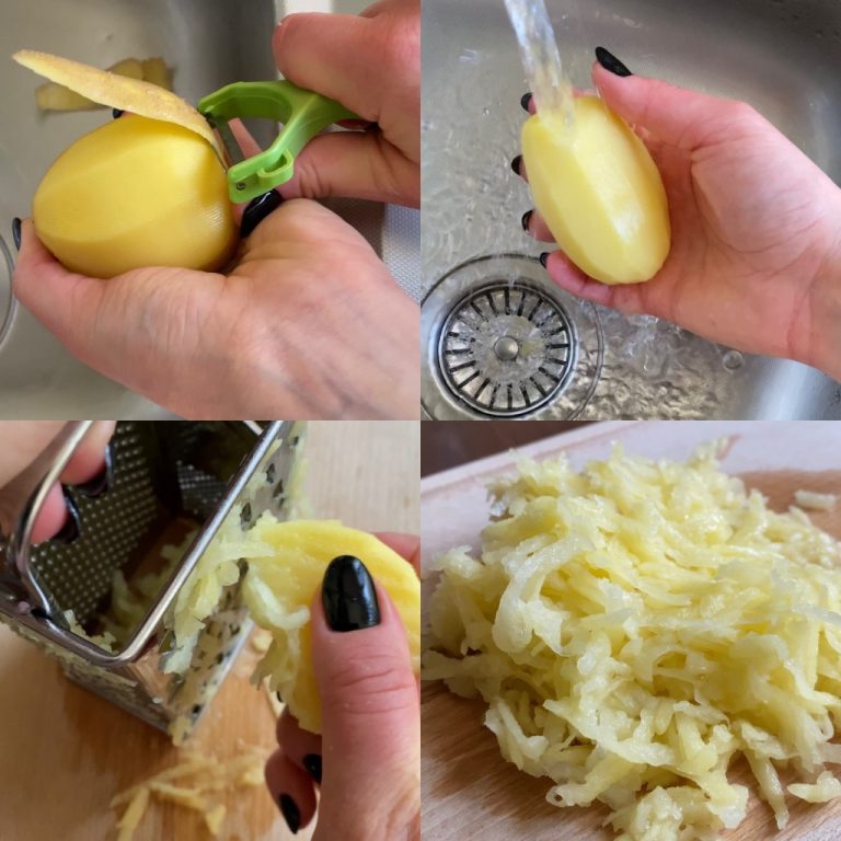 rosti di patate step 1