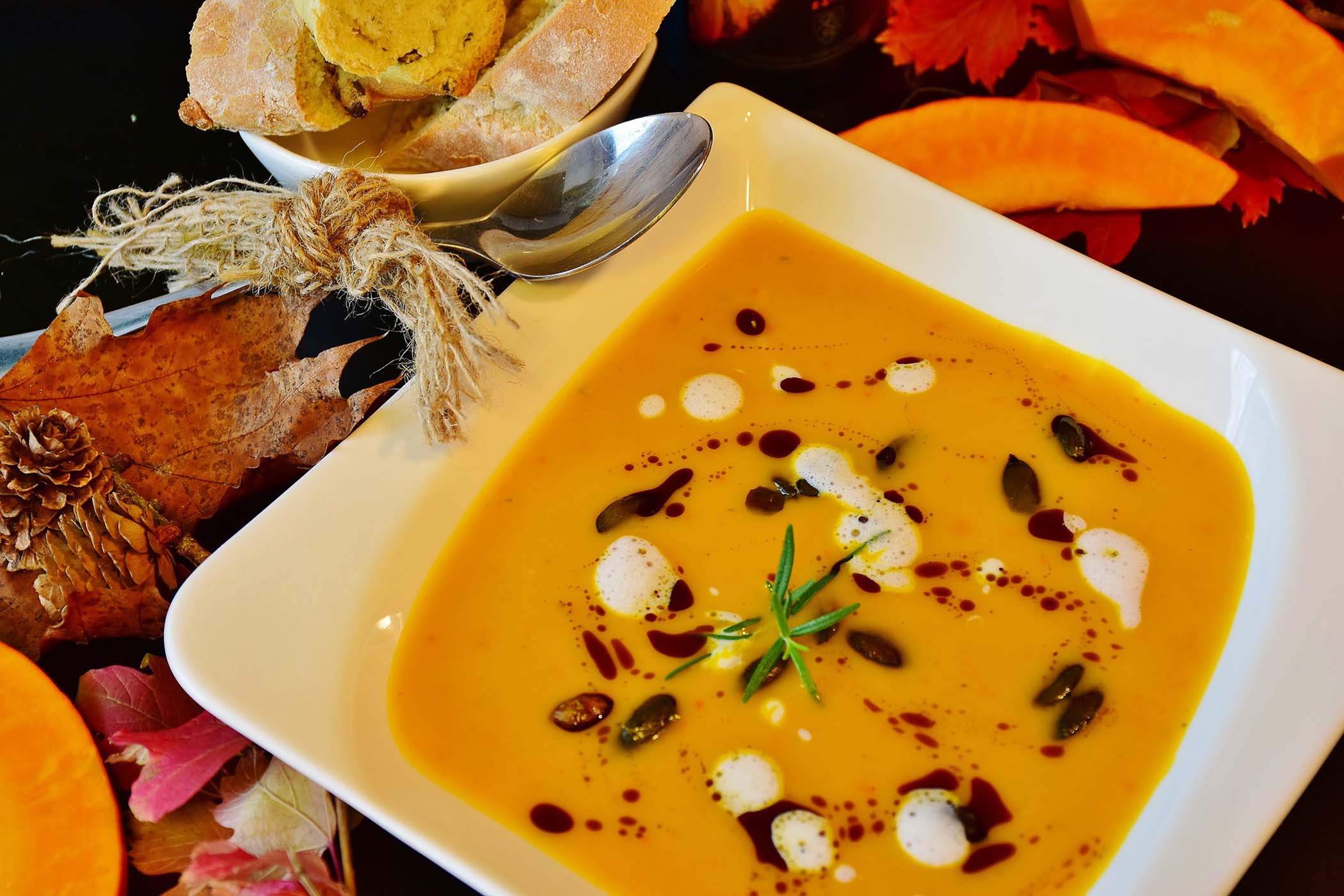Oli et amo, la ricetta della vellutata con olio di zucca