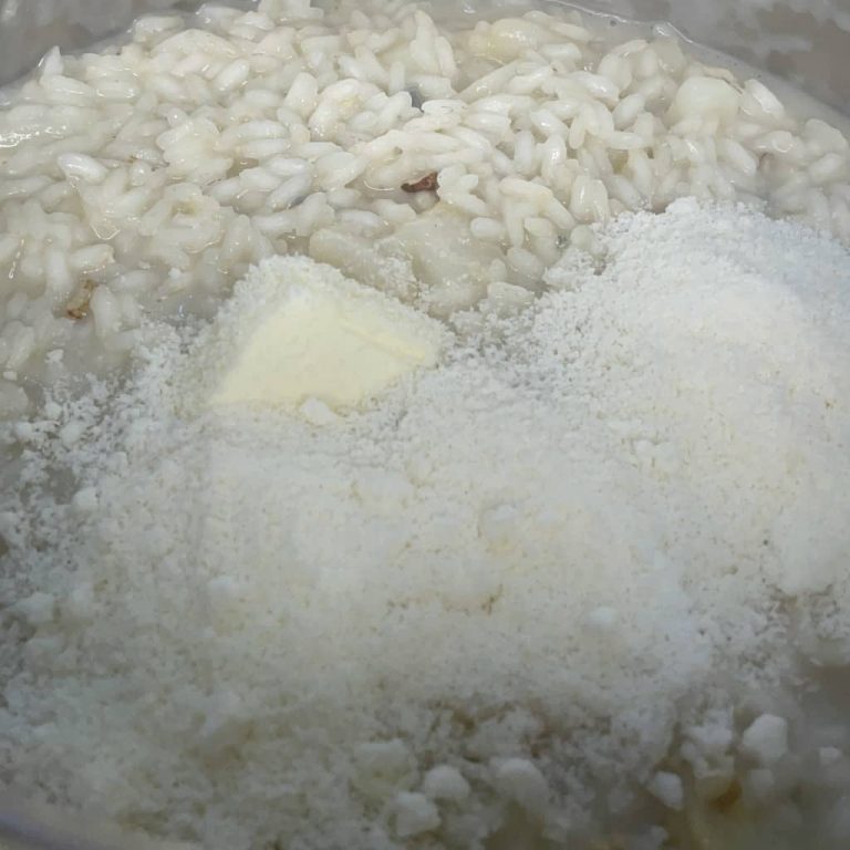 risotto pere e gorgonzola step 8