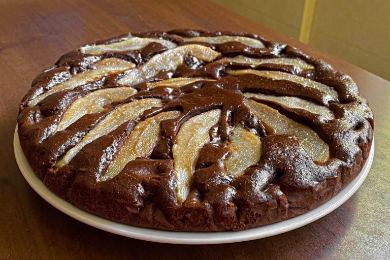 torta pere e cioccolato