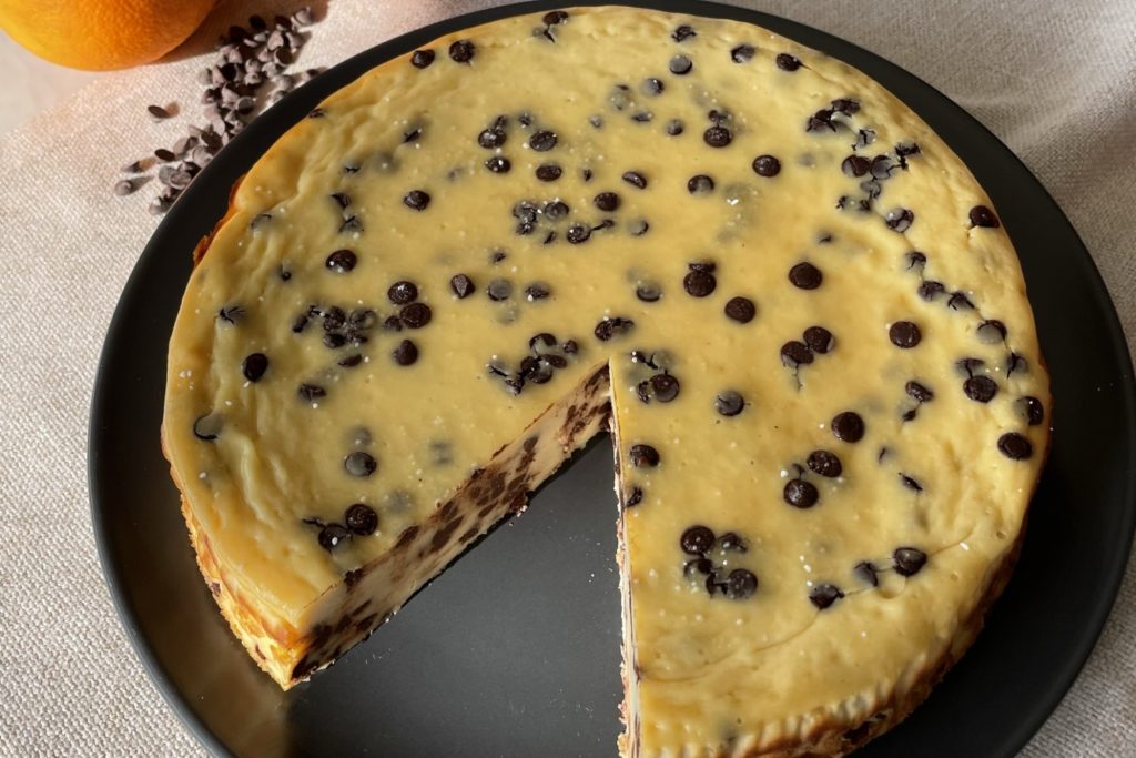 torta ricotta e cioccolato