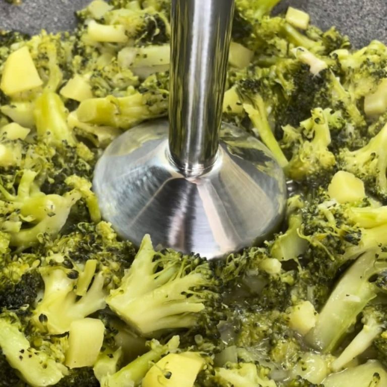 vellutata di broccoli step6