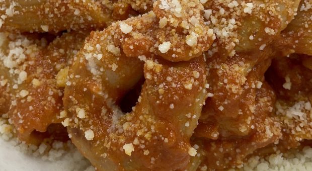 Pasta con la pajata, la ricetta come da tradizione
