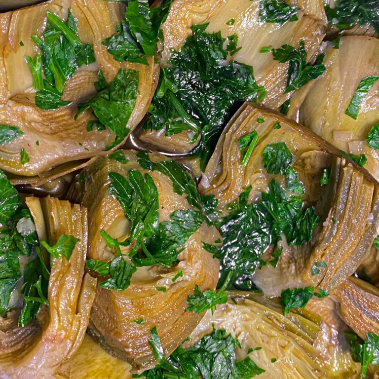 carciofi in padella step3