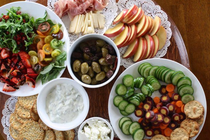 aperitivo verdure tagliere