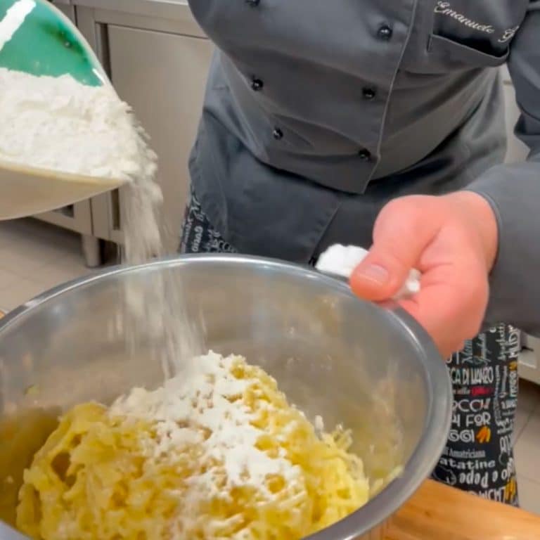 Gnocchetti con crema di zucchine step 1