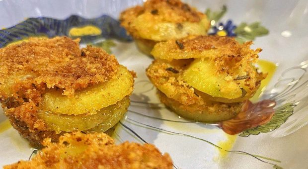 Millefoglie di patate, la ricetta per un contorno originale