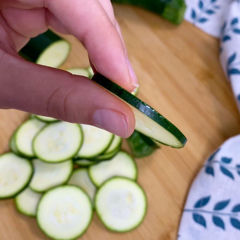 Chips di zucchine step1