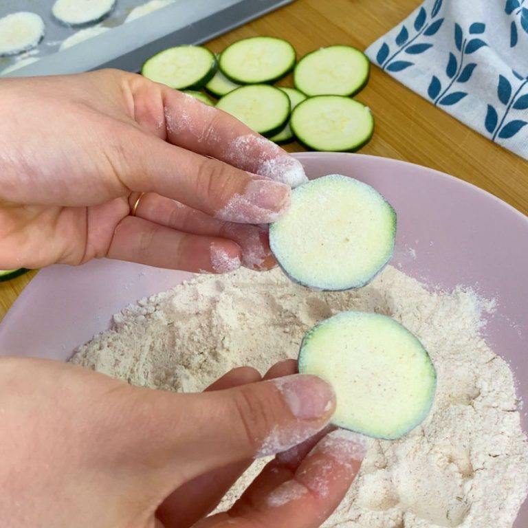 Chips di zucchine step3