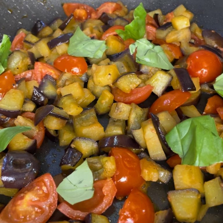 Pasta con melanzane step 5