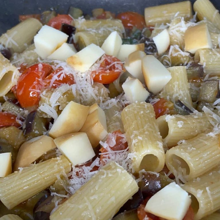 Pasta con melanzane step 7