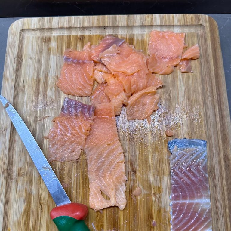 Carpaccio di salmone step1