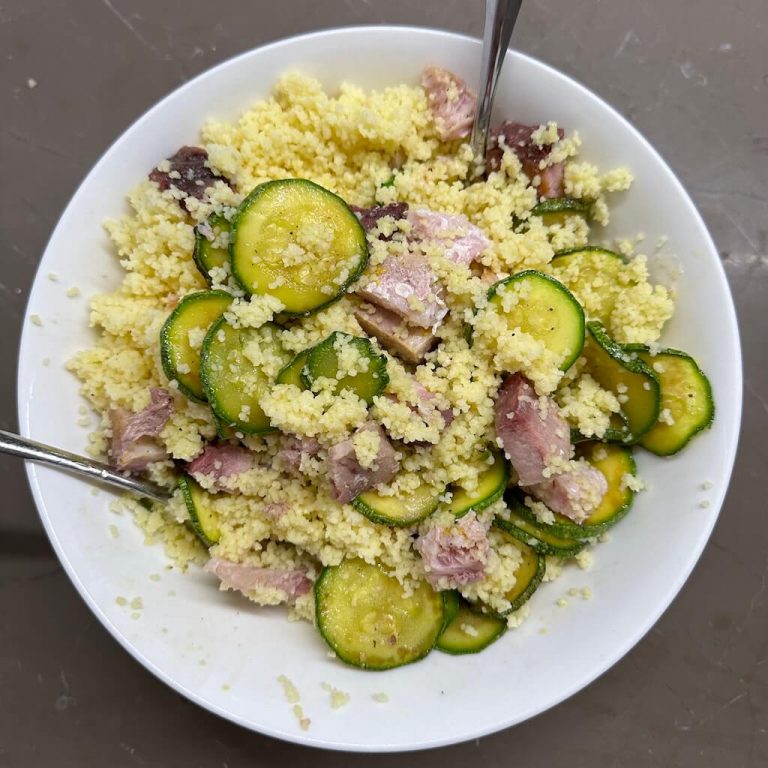 Cous Cous con pesce spada step8