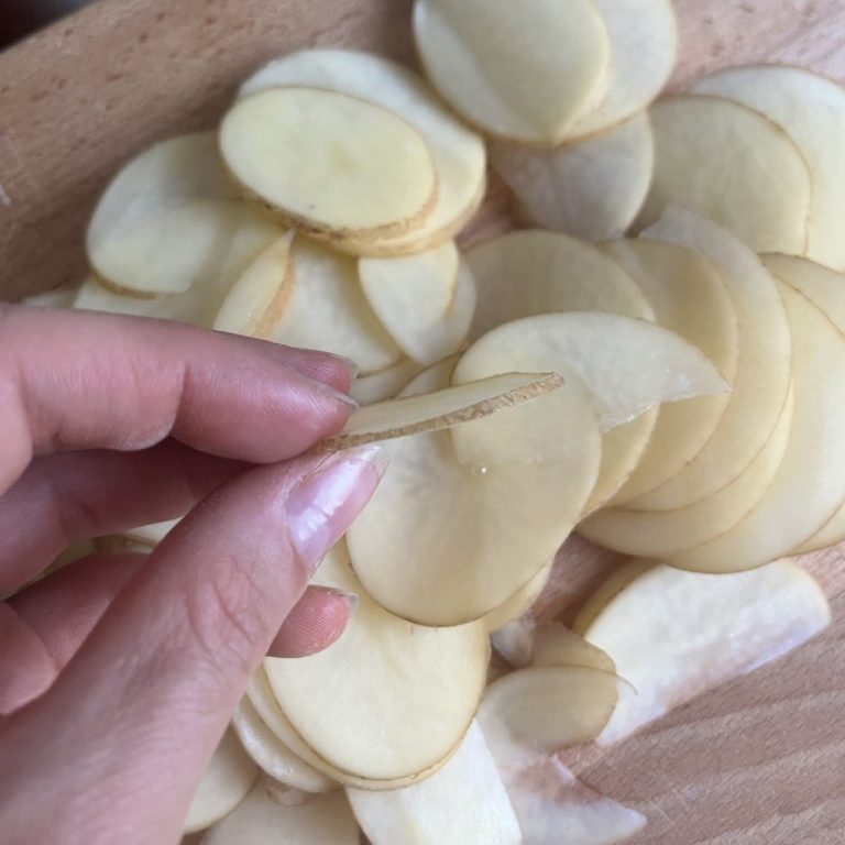 Chips di patate step1