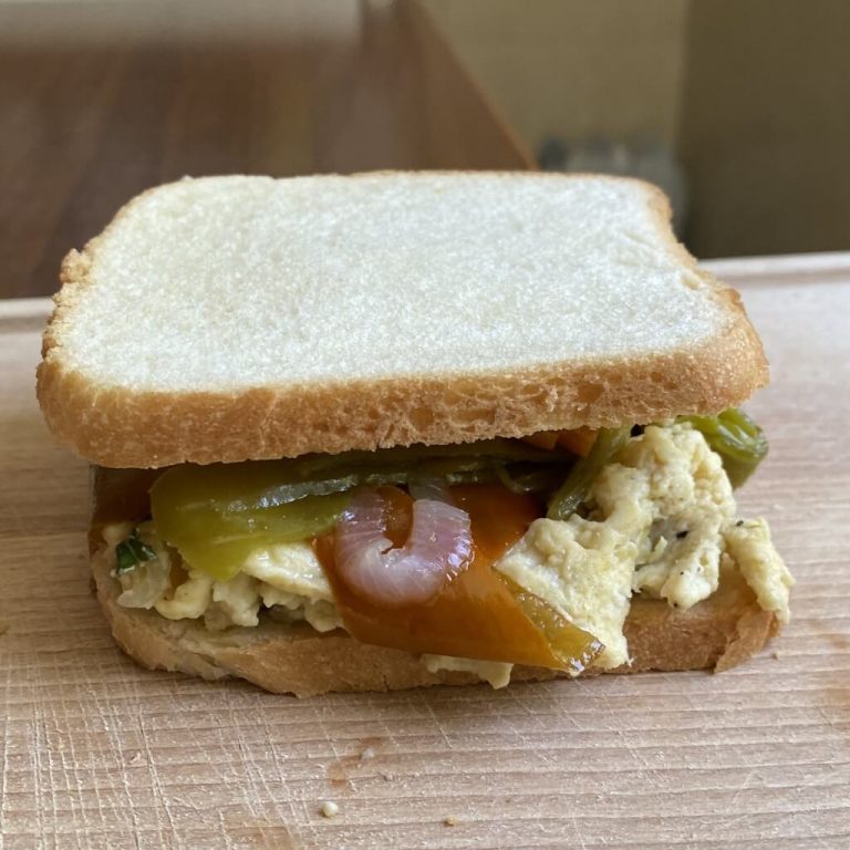 Egg sandwich step3
