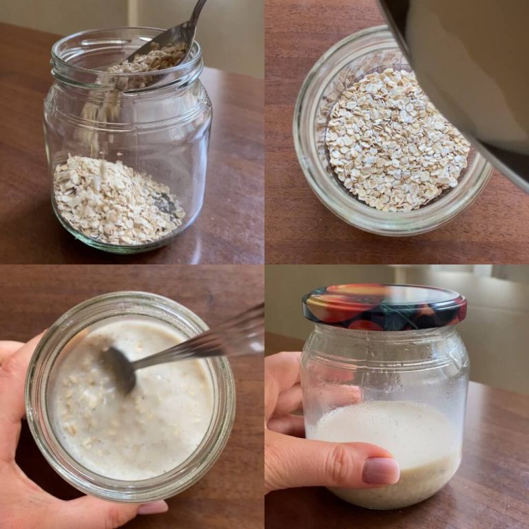 Overnight oatmeal step1