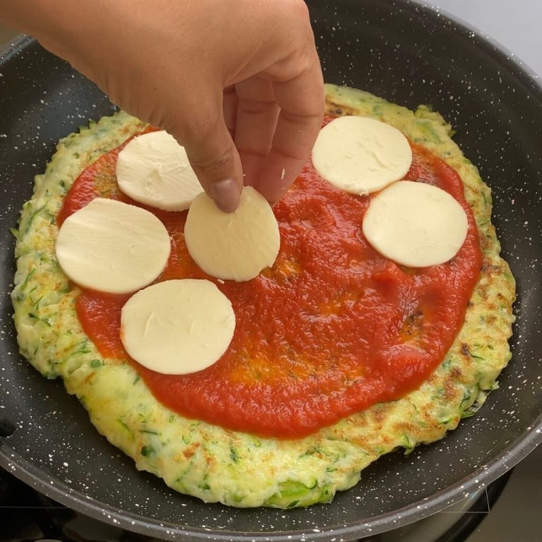 Pizza di zucchine step5