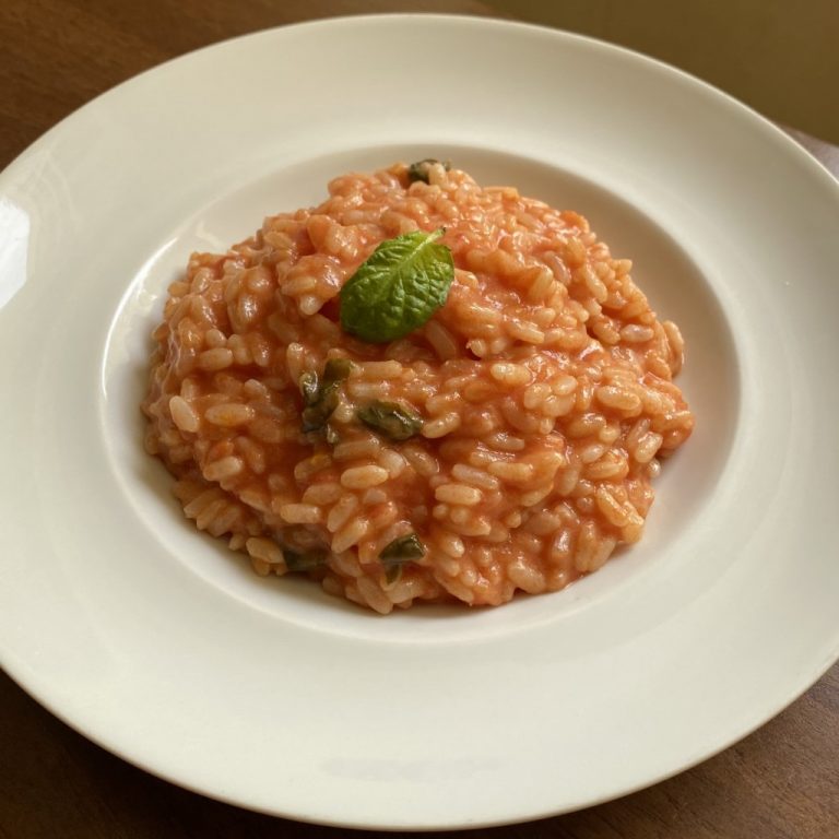 Risotto al pomodoro step4