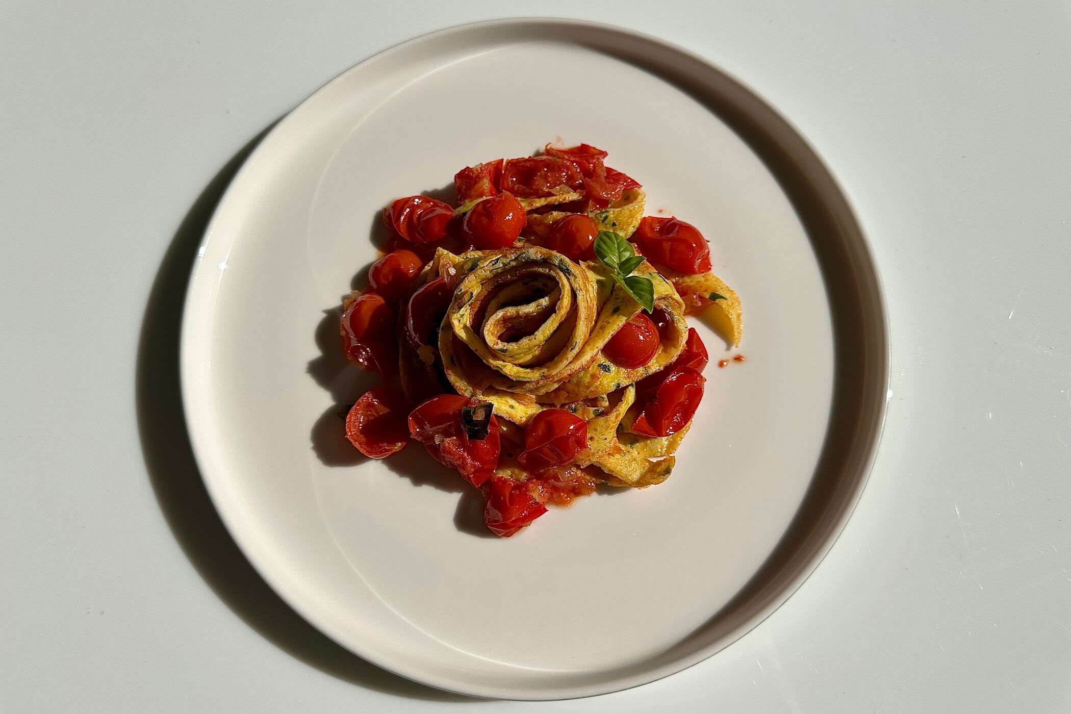 Tagliatelle di frittata, la ricetta che non ti aspetti