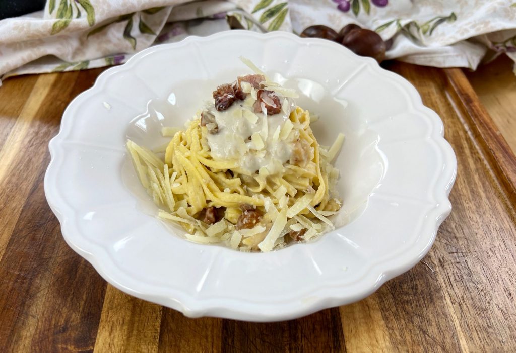 Tagliolini crema di castagne