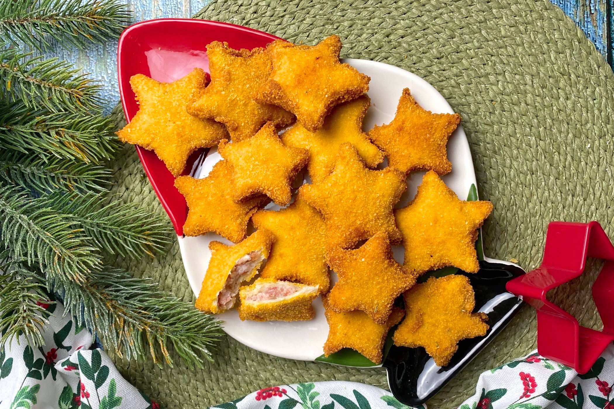 Stelle di pane fritto, la ricetta perfetta per i tuoi antipasti di Natale