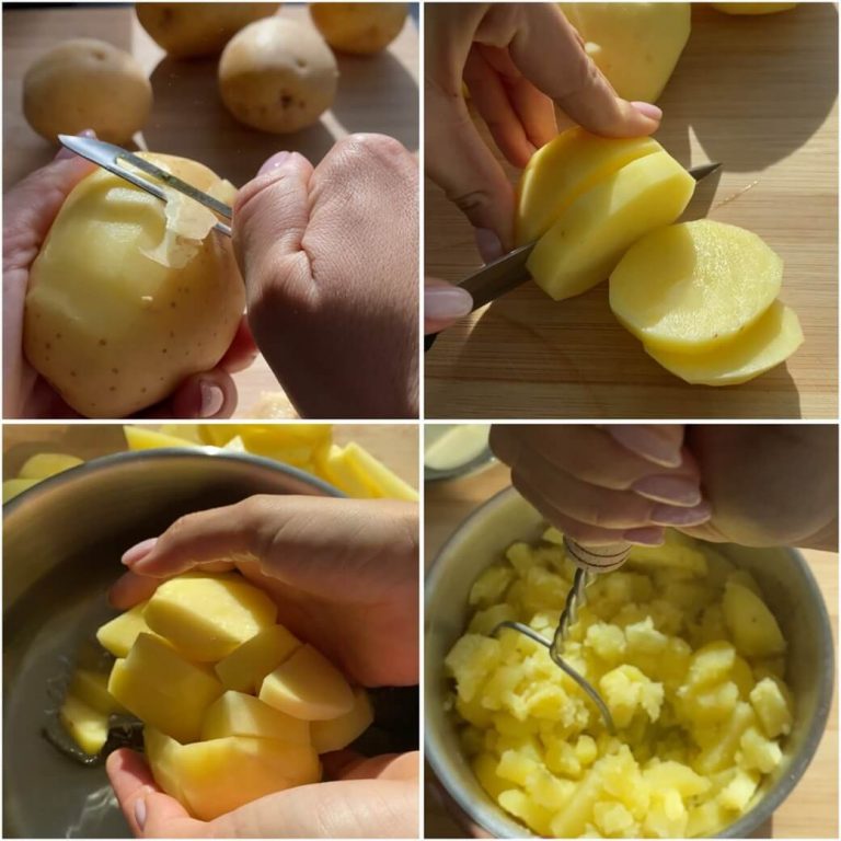 Torta di patate in padella step1