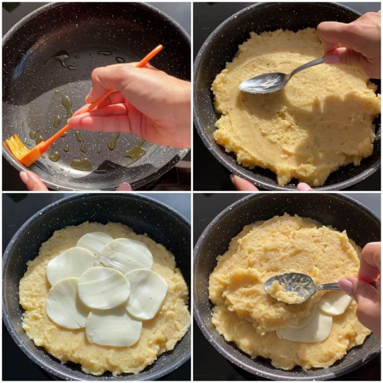 Torta di patate in padella step3