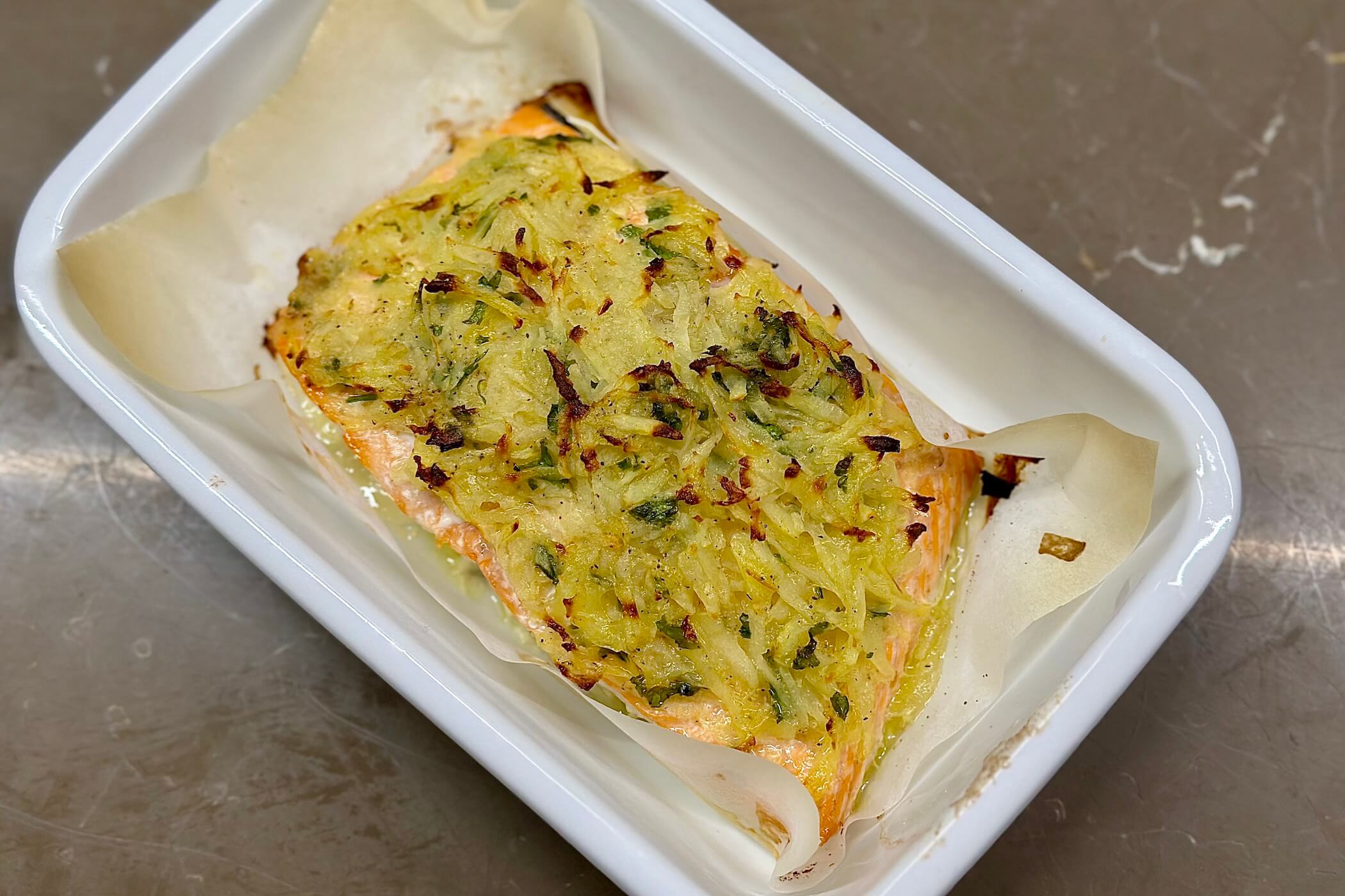 Salmone in crosta di patate, la ricetta facile e alla portata di tutti