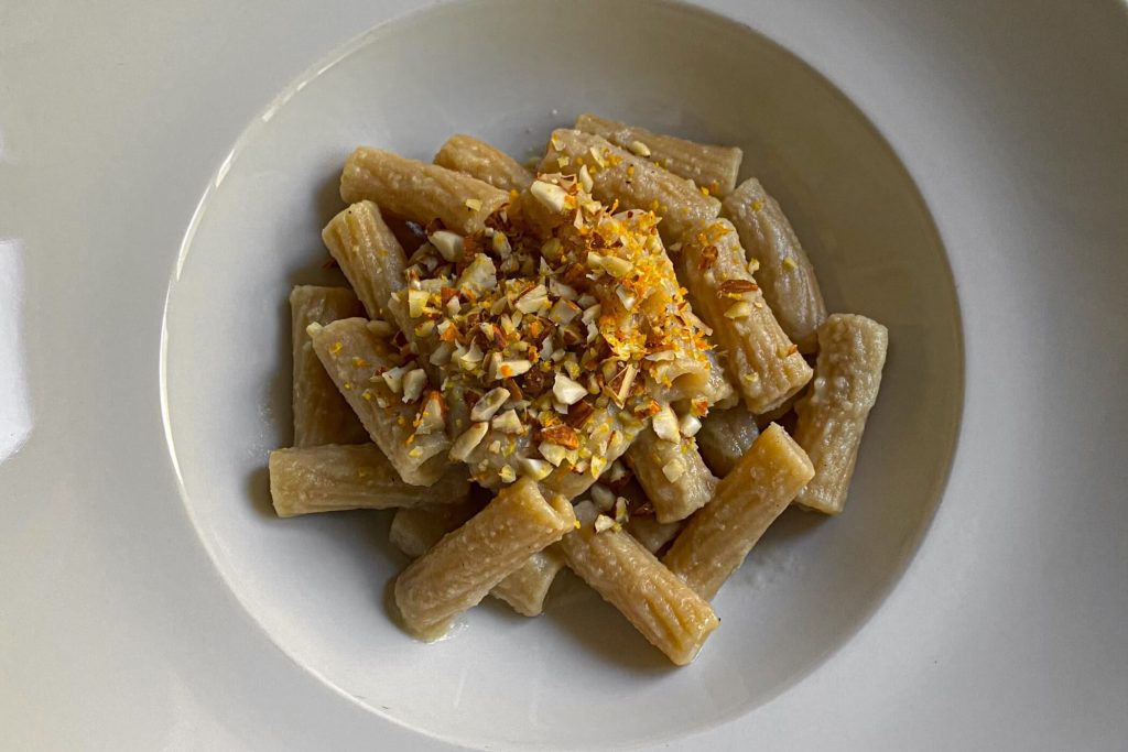 Pasta con crema di finocchi