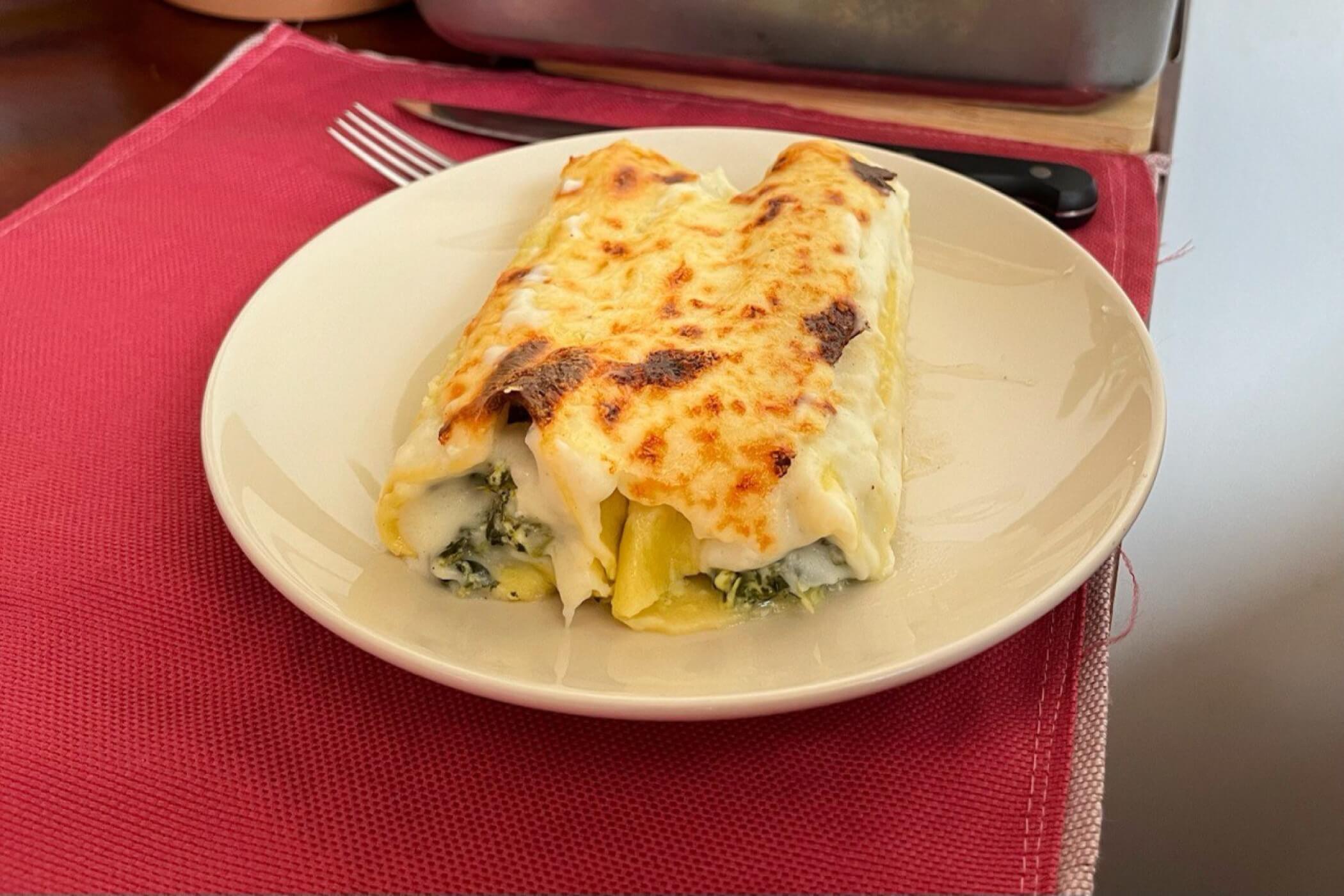 cannelloni ricotta e spinaci surgelati